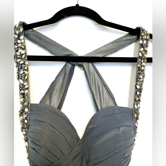 Sexy open back sequined party dress - size 00 - Picture 4 of 5